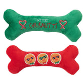 FuzzYard Chrismutts Homies Bones Christmas Dog Toys 2 Pack